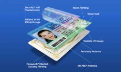 holographic security smart card|security features of id cards.